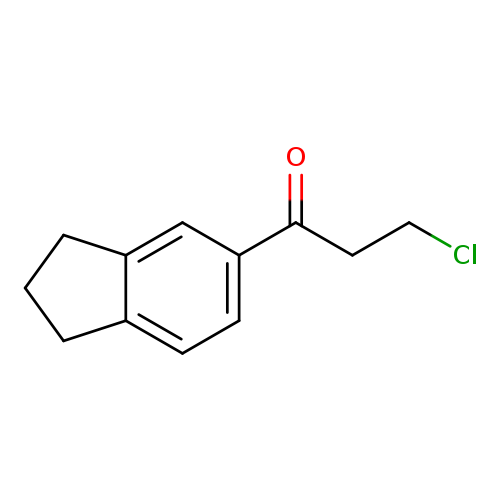 3-Chloro-1-(2,3-dihydro-1H-inden-5-yl)propan-1-one