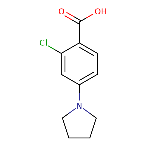 Benzoic acid, 2-chloro-4-(1-pyrrolidinyl)-