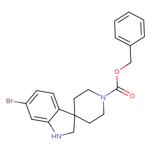 Benzyl6-bromospiro[indoline-3,4'-piperidine]-1'-carboxylate-B12941