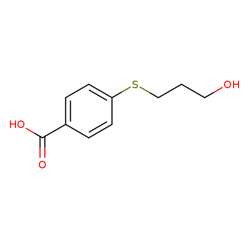4-[(3-Hydroxypropyl)sulfanyl]benzoic acid