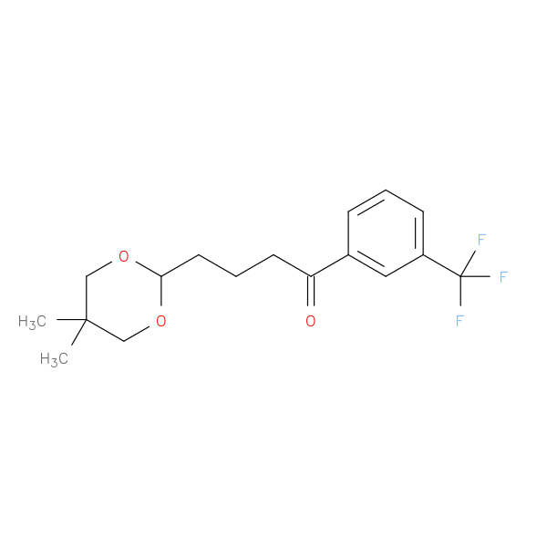 4-(5,5-Dimethyl-1,3-dioxan-2-yl)-3'-trifluoromethylbutyrophenone