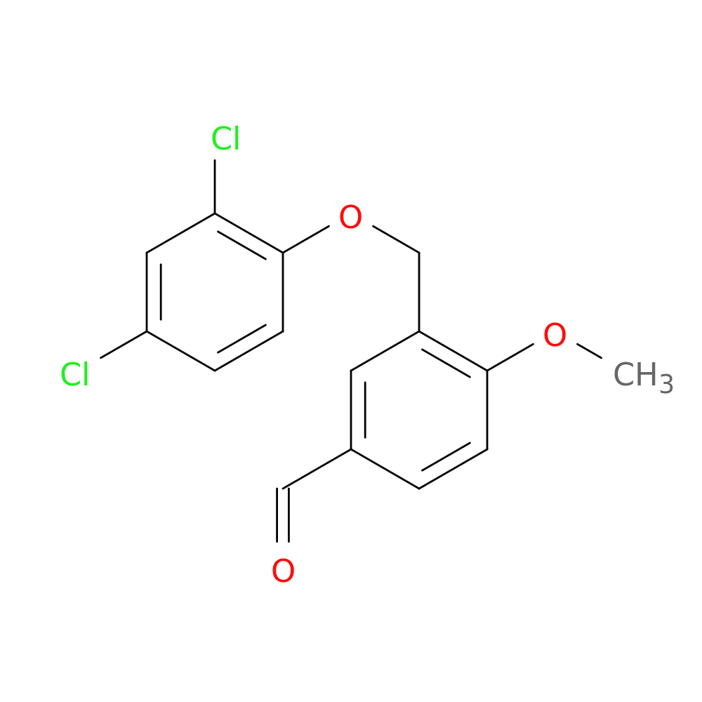 3-((2,4-Dichlorophenoxy)methyl)-4-methoxybenzaldehyde