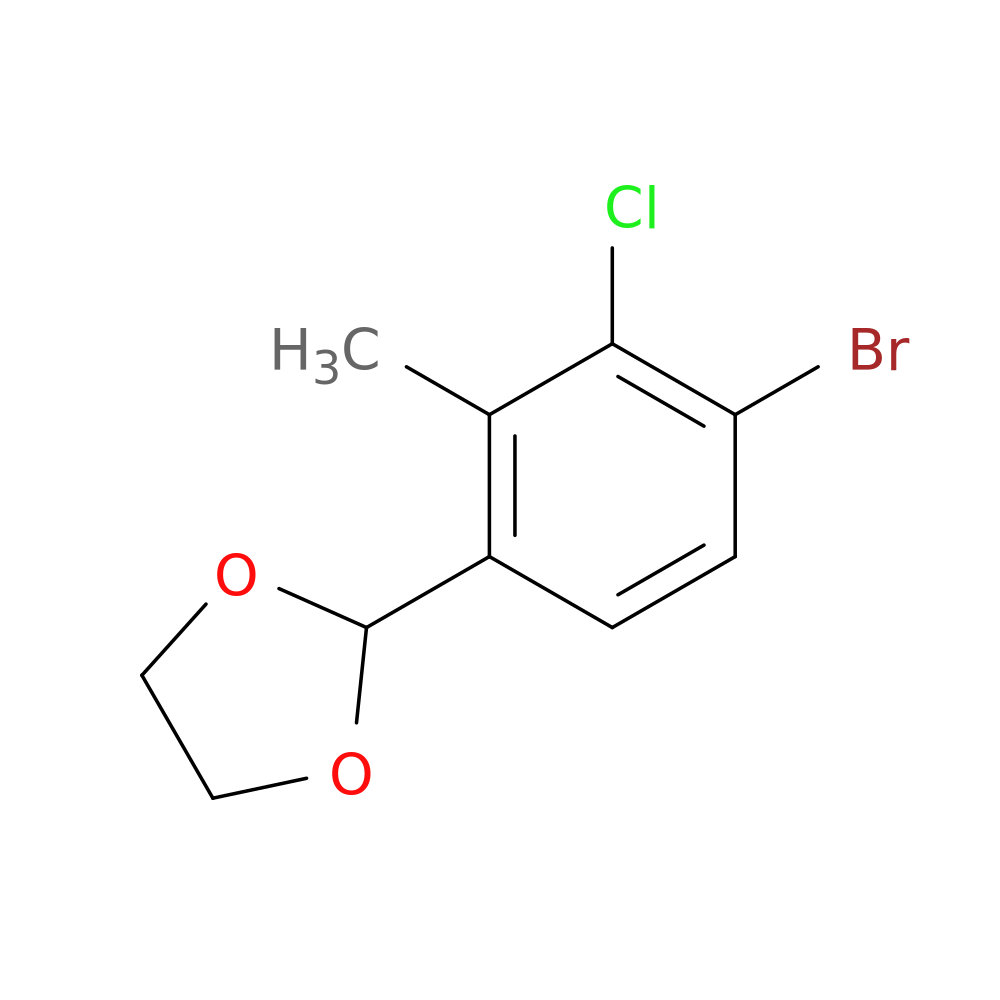 2-(4-Bromo-3-chloro-2-methylphenyl)-1,3-dioxolane