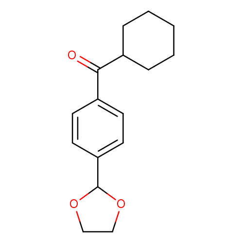 Cyclohexyl 4-(1,3-dioxolan-2-yl)phenyl ketone