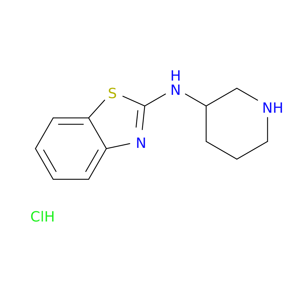 N-(Piperidin-3-yl)benzo[d]thiazol-2-amine hydrochloride