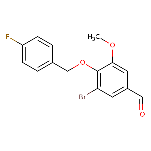 3-Bromo-4-[(4-fluorobenzyl)oxy]-5-methoxybenzaldehyde