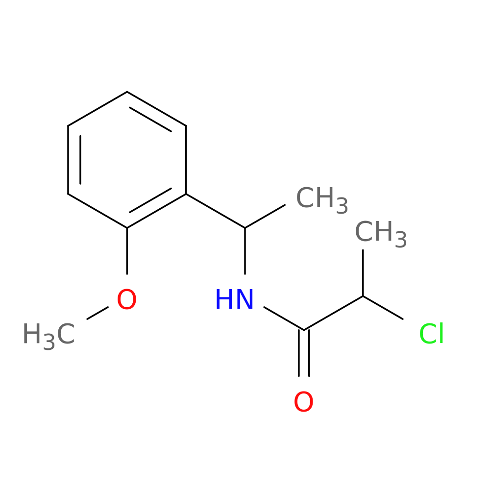 2-chloro-N-[1-(2-methoxyphenyl)ethyl]propanamide