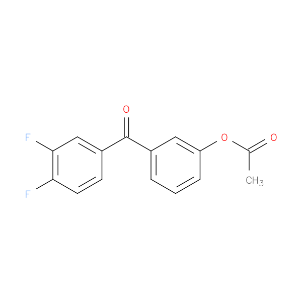 3-Acetoxy-3',4'-difluorobenzophenone