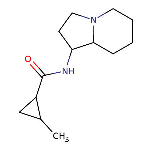 2-Methyl-n-(octahydroindolizin-1-yl)cyclopropane-1-carboxamide
