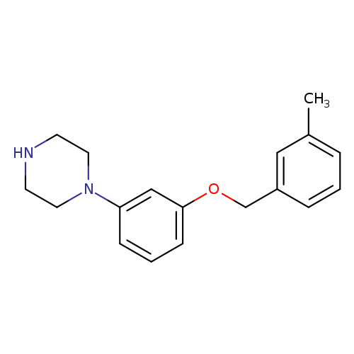 1-{3-[(3-methylphenyl)methoxy]phenyl}piperazine