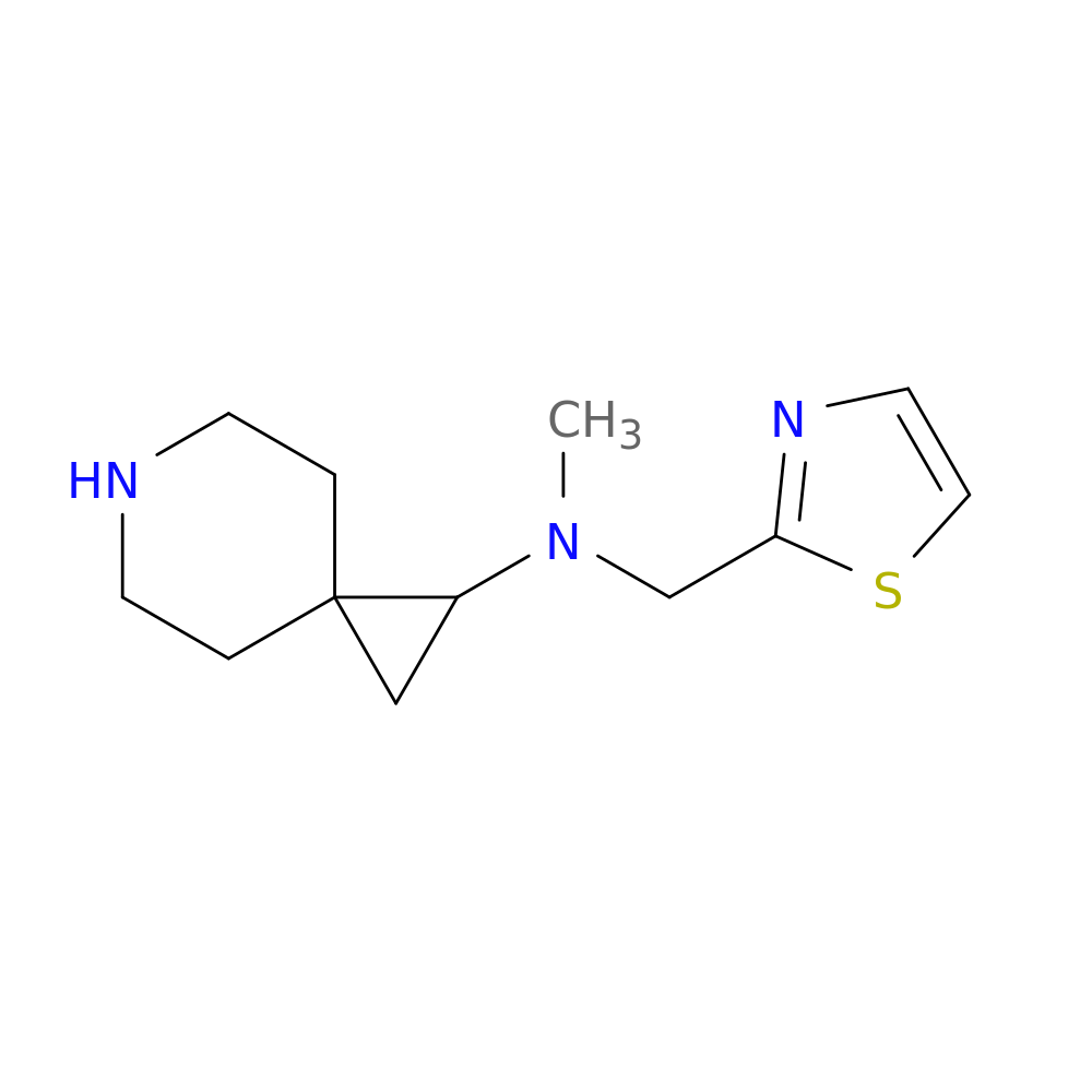 N-methyl-N-[(1,3-thiazol-2-yl)methyl]-6-azaspiro[2.5]octan-1-amine