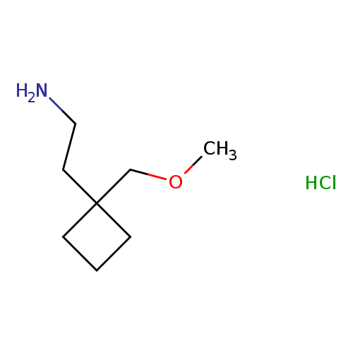 2-[1-(methoxymethyl)cyclobutyl]ethan-1-amine hydrochloride
