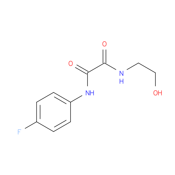 N'-(4-fluorophenyl)-N-(2-hydroxyethyl)ethanediamide