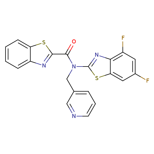 N-(4,6-difluoro-1,3-benzothiazol-2-yl)-N-[(pyridin-3-yl)methyl]-1,3-benzothiazole-2-carboxamide