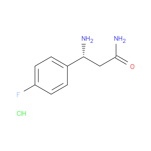 (3R)-3-amino-3-(4-fluorophenyl)propanamide hydrochloride