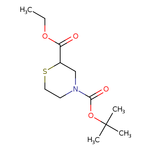 4-tert-Butyl 2-ethyl thiomorpholine-2,4-dicarboxylate
