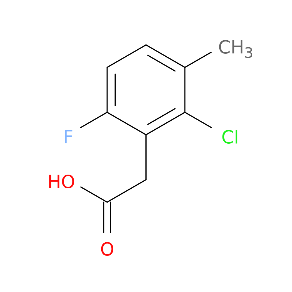 2-Chloro-6-fluoro-3-methylphenylacetic acid
