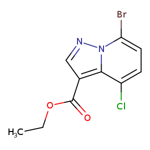 ethyl 7-bromo-4-chloropyrazolo[1,5-a]pyridine-3-carboxylate