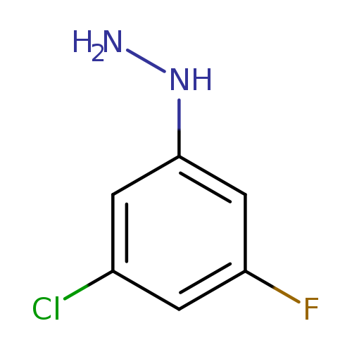 Hydrazine, (3-chloro-5-fluorophenyl)-