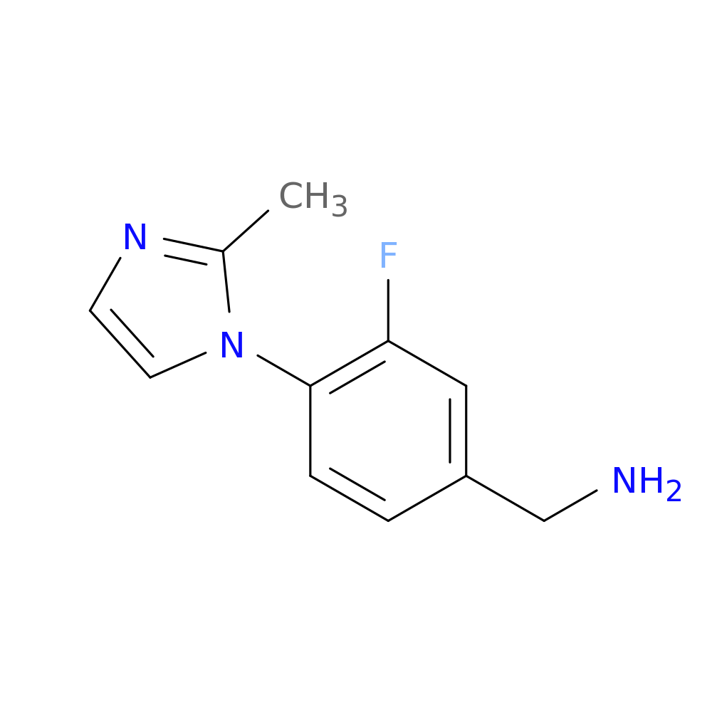 [3-Fluoro-4-(2-methyl-1H-imidazol-1-yl)phenyl]methanamine