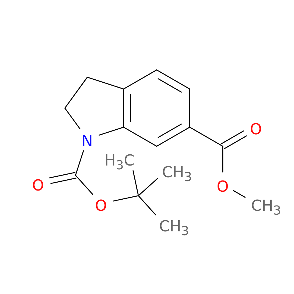 1-tert-butyl 6-methyl 2,3-dihydro-1h-indole-1,6-dicarboxylate
