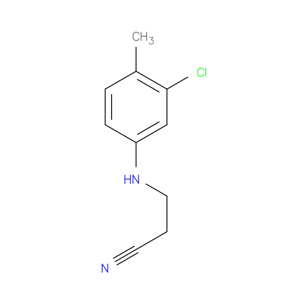 3-[(3-chloro-4-methylphenyl)amino]propanenitrile
