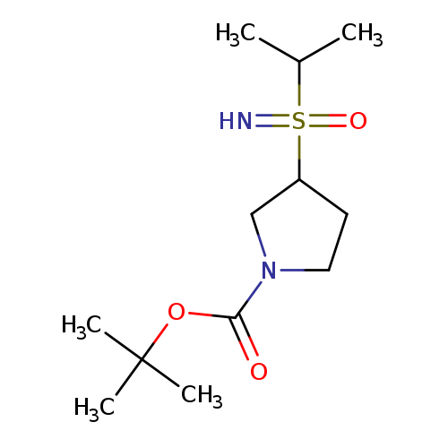 tert-butyl3-[imino(oxo)(propan-2-yl)-lambda6-sulfanyl]pyrrolidine-1-carboxylate