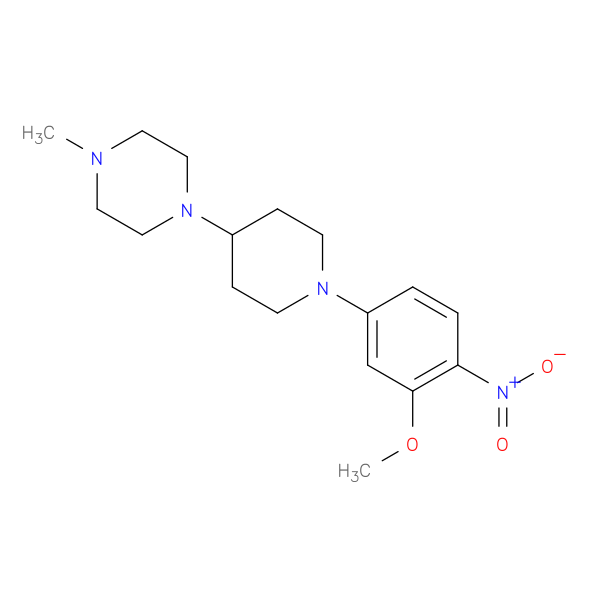 1-(1-(3-Methoxy-4-nitrophenyl)piperidin-4-yl)-4-methylpiperazine