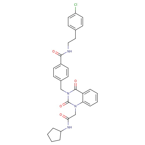 N-[2-(4-chlorophenyl)ethyl]-4-({1-[(cyclopentylcarbamoyl)methyl]-2,4-dioxo-1,2,3,4-tetrahydroquinazolin-3-yl}methyl)benzamide
