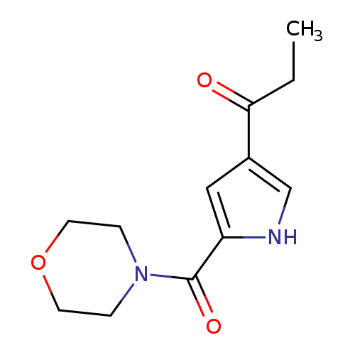 1-[5-(morpholine-4-carbonyl)-1H-pyrrol-3-yl]propan-1-one