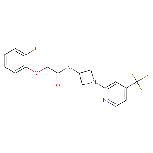 2-(2-fluorophenoxy)-N-{1-[4-(trifluoromethyl)pyridin-2-yl]azetidin-3-yl}acetamide