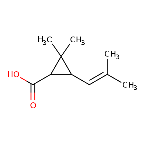 Cyclopropanecarboxylicacid, 2,2-dimethyl-3-(2-methyl-1-propen-1-yl)-