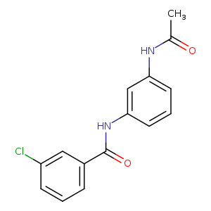 3-chloro-N-(3-acetamidophenyl)benzamide