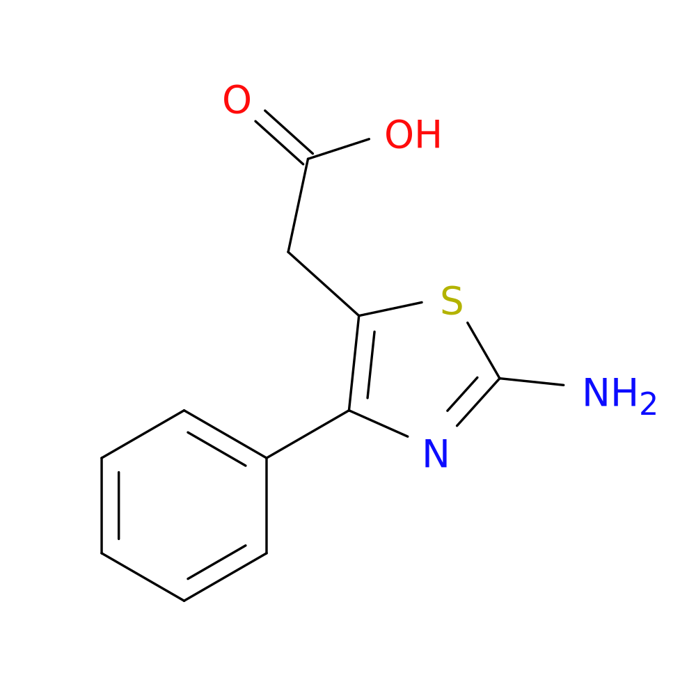(2-Amino-4-phenyl-1,3-thiazol-5-yl)acetic acid