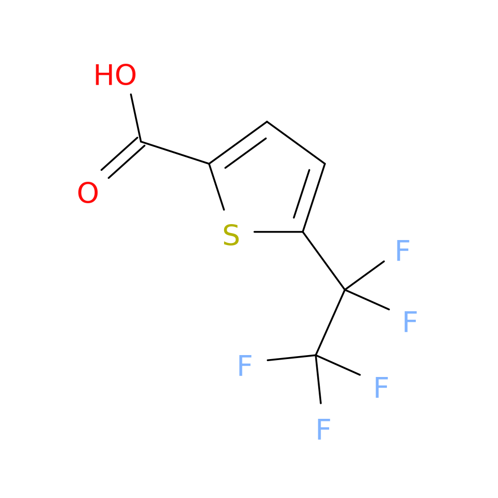 5-(1,1,2,2,2-pentafluoroethyl)thiophene-2-carboxylic acid