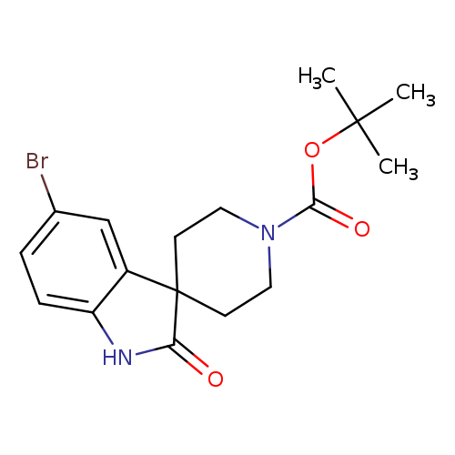 tert-Butyl 5-bromo-2-oxospiro[3H-indoline-3,4'-piperidine]-1'-carboxylate