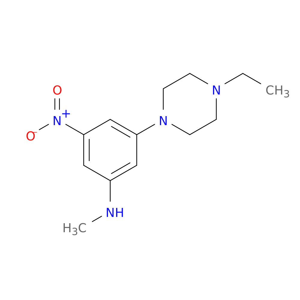 3-(4-Ethylpiperazin-1-yl)-N-methyl-5-nitroaniline