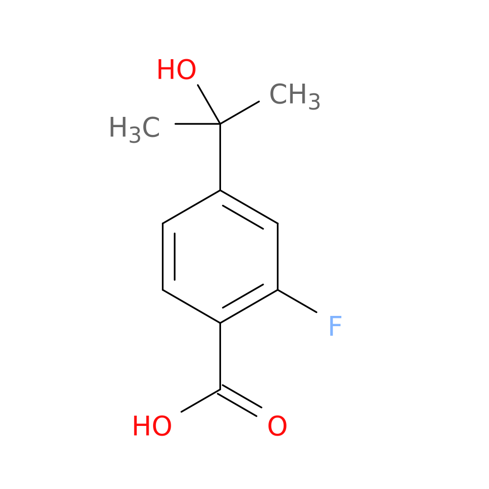2-Fluoro-4-(2-hydroxypropan-2-yl)benzoic acid