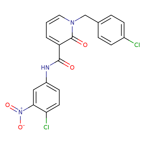 N-(4-chloro-3-nitrophenyl)-1-[(4-chlorophenyl)methyl]-2-oxo-1,2-dihydropyridine-3-carboxamide