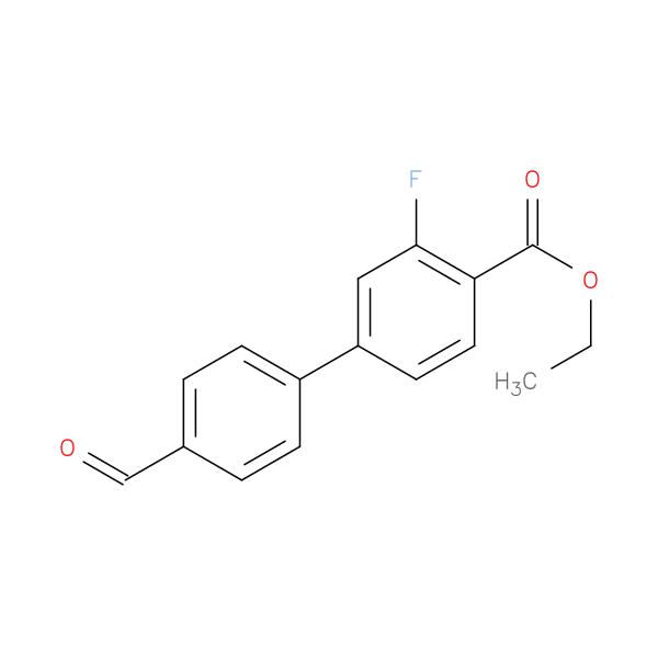 Ethyl 2-fluoro-4-(4-formylphenyl)benzoate