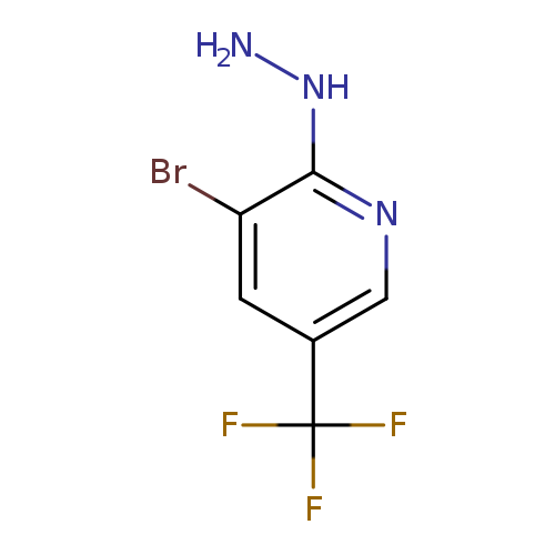 3-Bromo-2-hydrazino-5-(trifluoromethyl)pyridine