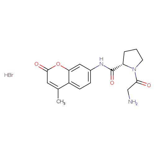 L-Prolinamide, glycyl-N-(4-methyl-2-oxo-2H-1-benzopyran-7-yl)-, monohydrobromide (9CI)