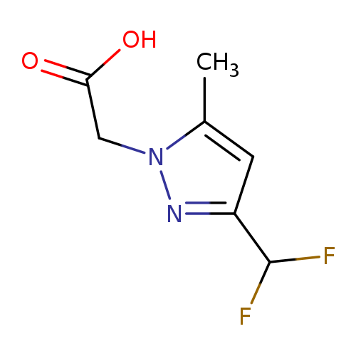 [3-(Difluoromethyl)-5-methyl-1h-pyrazol-1-yl]acetic acid