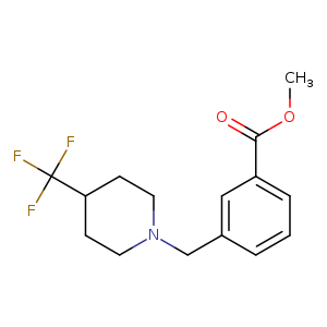 Methyl 3-((4-(trifluoromethyl)piperidin-1-yl)methyl)benzoate