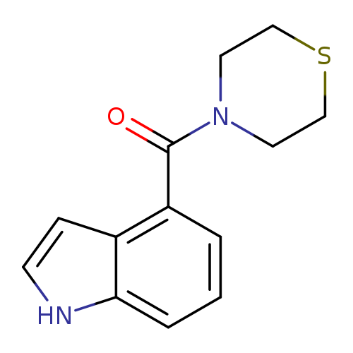4-(thiomorpholine-4-carbonyl)-1H-indole