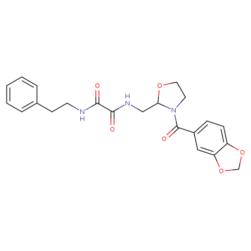 N-{[3-(2H-1,3-benzodioxole-5-carbonyl)-1,3-oxazolidin-2-yl]methyl}-N'-(2-phenylethyl)ethanediamide