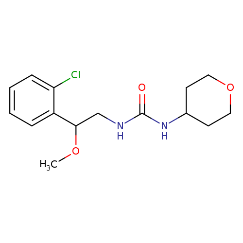 3-[2-(2-chlorophenyl)-2-methoxyethyl]-1-(oxan-4-yl)urea