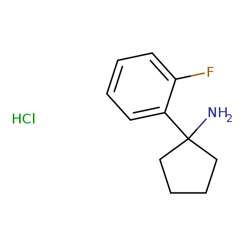 1-(2-fluorophenyl)cyclopentan-1-amine hydrochloride