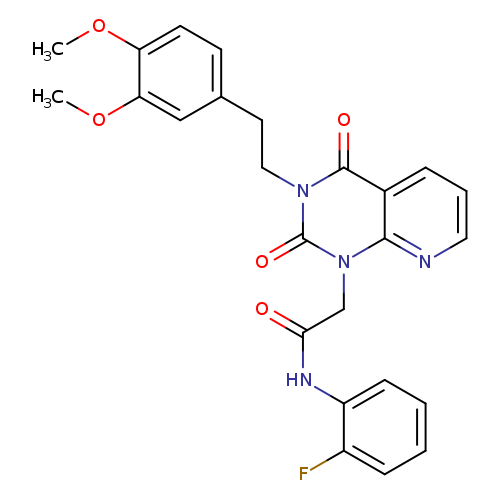 2-{3-[2-(3,4-dimethoxyphenyl)ethyl]-2,4-dioxo-1H,2H,3H,4H-pyrido[2,3-d]pyrimidin-1-yl}-N-(2-fluorophenyl)acetamide