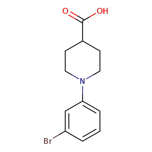 1-(3-Bromophenyl)piperidine-4-carboxylic acid